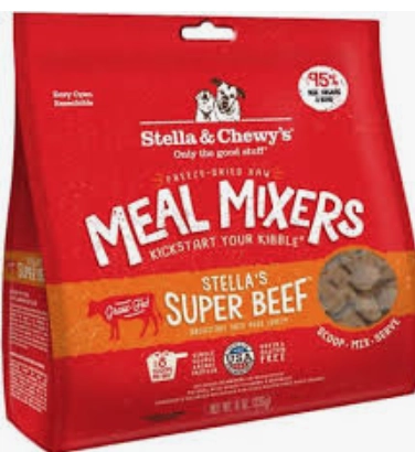 Stella & Chewy's Meal Mixers dog food.